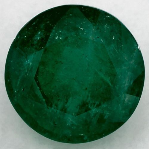 2.19 Carat Green Round Emerald