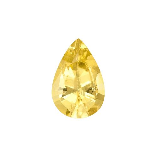 0.47 Carat Yellow Pear Sapphire