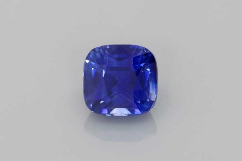 2.14 Carat Vivid Blue Cushion Sapphire