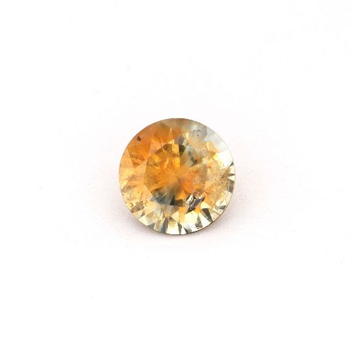 0.39 Carat Yellow Round Sapphire