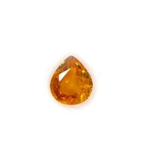 1.03 Carat Yellow Pear Sapphire