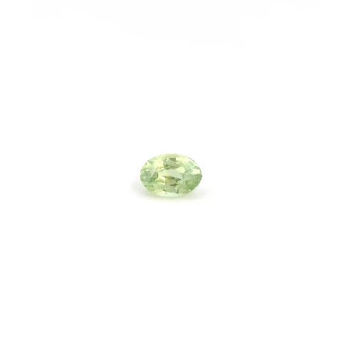 0.27 Carat Light Yellow Oval Sapphire