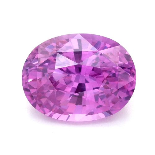 2.24 Carat Pink Oval Sapphire