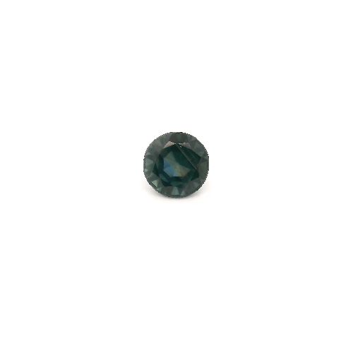 0.60 Carat Deep Blue Round Sapphire