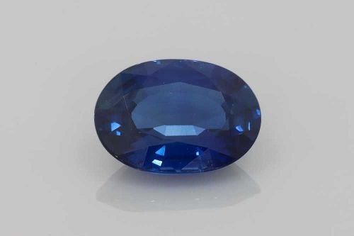 3.64 Carat Vivid Blue Oval Sapphire