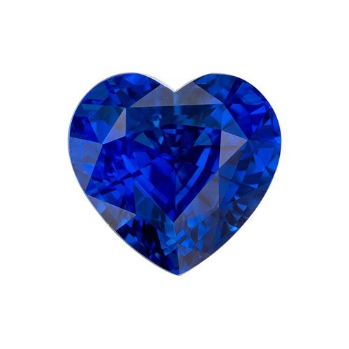 2.27 Carat Blue Heart Sapphire