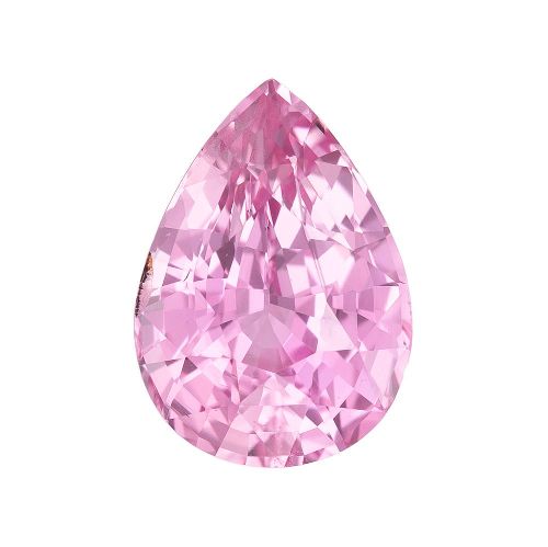 2.09 Carat Pink Pear Sapphire