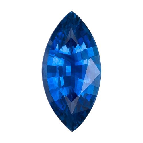 1.51 Carat Blue Marquise Sapphire
