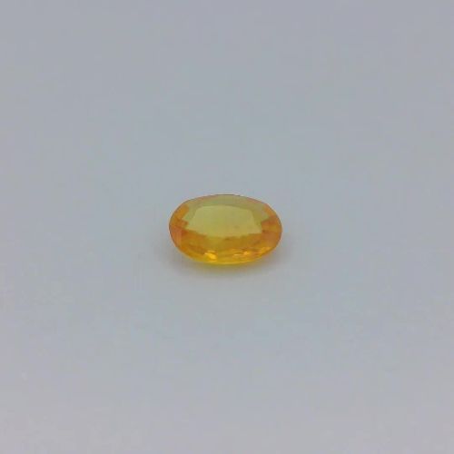 0.85 Carat Orange Oval Sapphire
