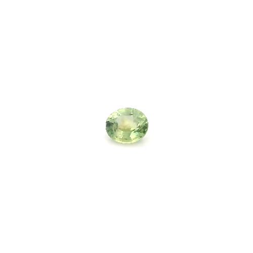 0.31 Carat Light Green Oval Sapphire