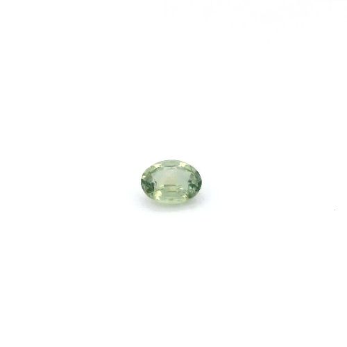 0.39 Carat Green Oval Sapphire