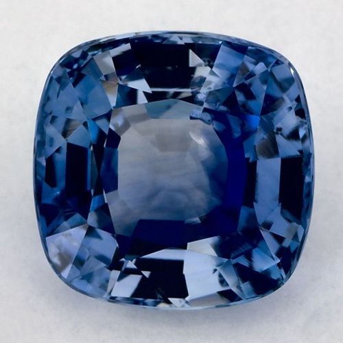 4.42 Carat Blue Cushion Sapphire