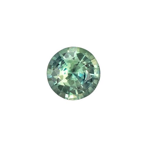0.30 Carat Teal Round Sapphire