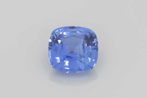 3.04 Carat Blue Cushion Sapphire
