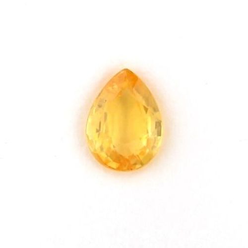 3.03 Carat Yellow Pear Sapphire