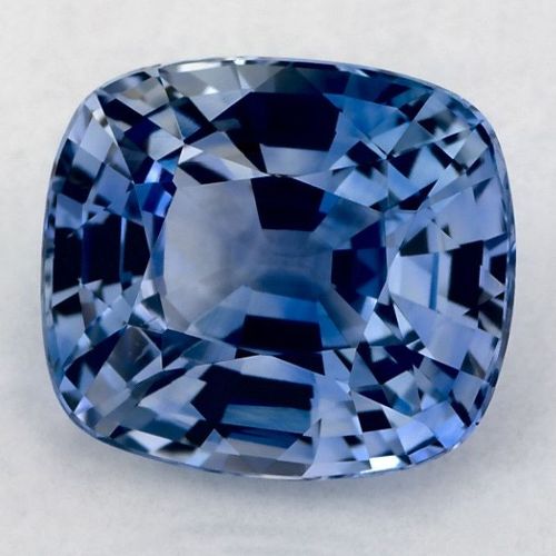 5.24 Carat Blue Cushion Sapphire