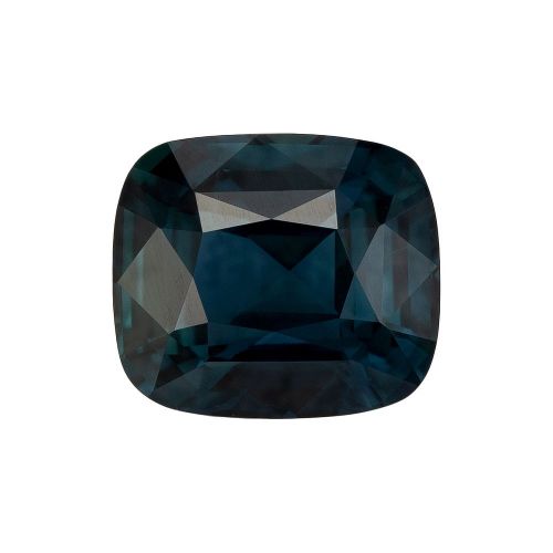 2.03 Carat Teal Cushion Sapphire