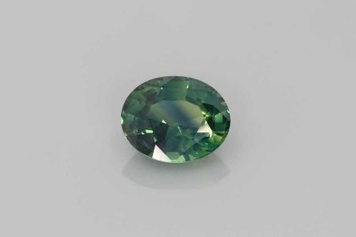 2.06 Carat Vivid Teal Oval Sapphire