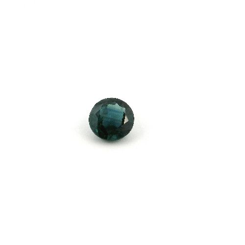 0.53 Carat Deep Blue Round Sapphire