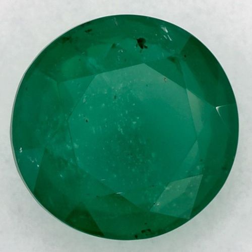 2.28 Carat Green Round Emerald