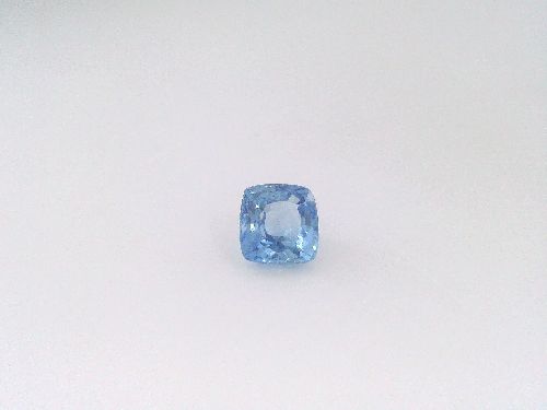 2.03 Carat Blue Cushion Sapphire