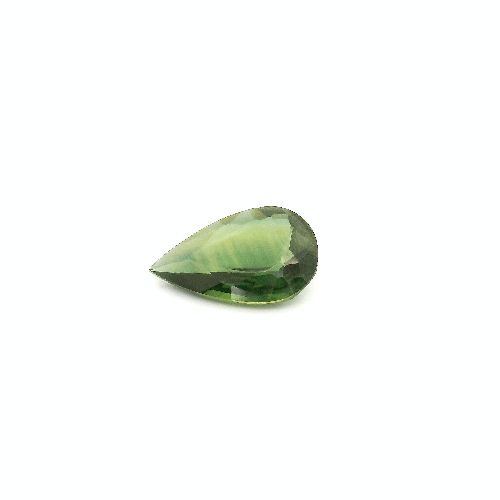 0.97 Carat Green Pear Sapphire