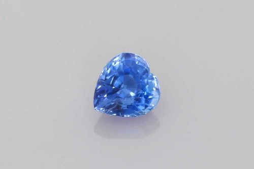 0.70 Carat Blue Heart Sapphire