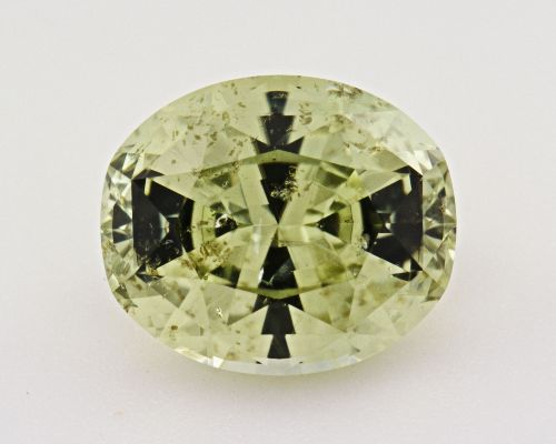 2.58 Carat Green Oval Sapphire
