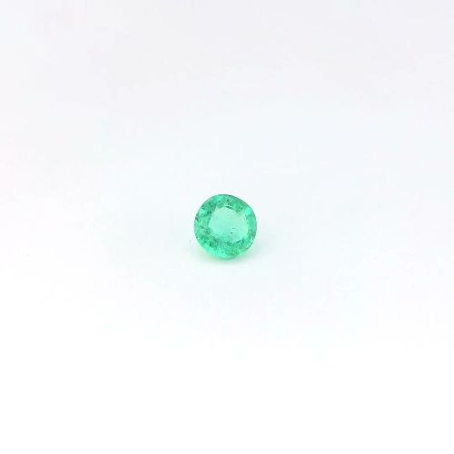 0.39 Carat Green Round Emerald