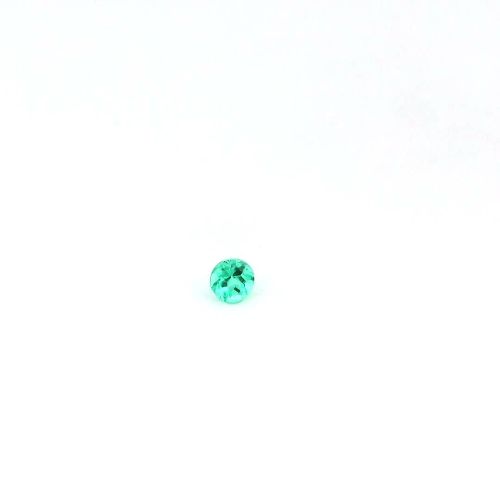 0.14 Carat Green Round Emerald