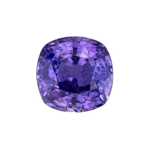 1.40 Carat Purple Cushion Sapphire