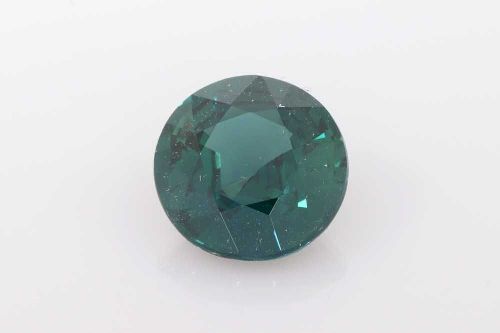 4.00 Carat Teal Round Sapphire