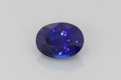 2.48 Carat Deep Blue Oval Sapphire