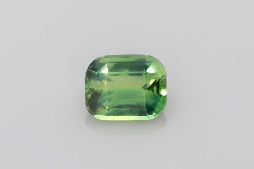 2.02 Carat Green Cushion Sapphire