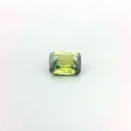 0.55 Carat Green Cushion Sapphire