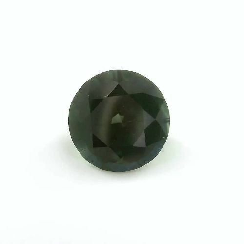 2.30 Carat Teal Round Sapphire