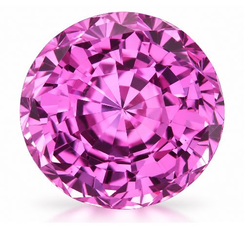 2.02 Carat Pink Round Sapphire