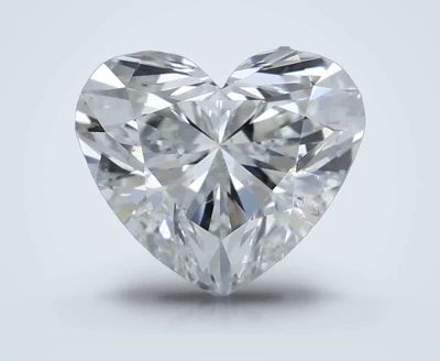 0.76ct H SI1 Rare Carat Ideal Cut Heart Diamond