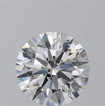3.52ct F SI2 Rare Carat Ideal Cut Round Diamond