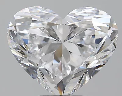 5.01ct D VVS1 Rare Carat Ideal Cut Heart Diamond