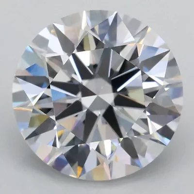3.08ct E VVS2 Rare Carat Ideal Cut Round Lab Grown Diamond