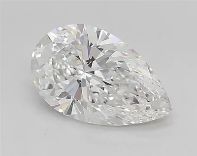 1.24ct D VVS2 Rare Carat Ideal Cut Pear Lab Grown Diamond