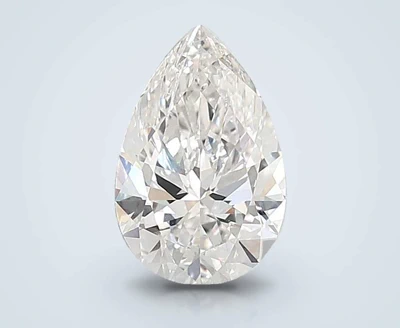 3.59ct F VVS2 Rare Carat Ideal Cut Pear Lab Grown Diamond