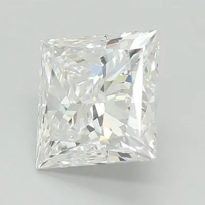 1.08ct D VVS2 Excellent Cut Princess Lab Grown Diamond