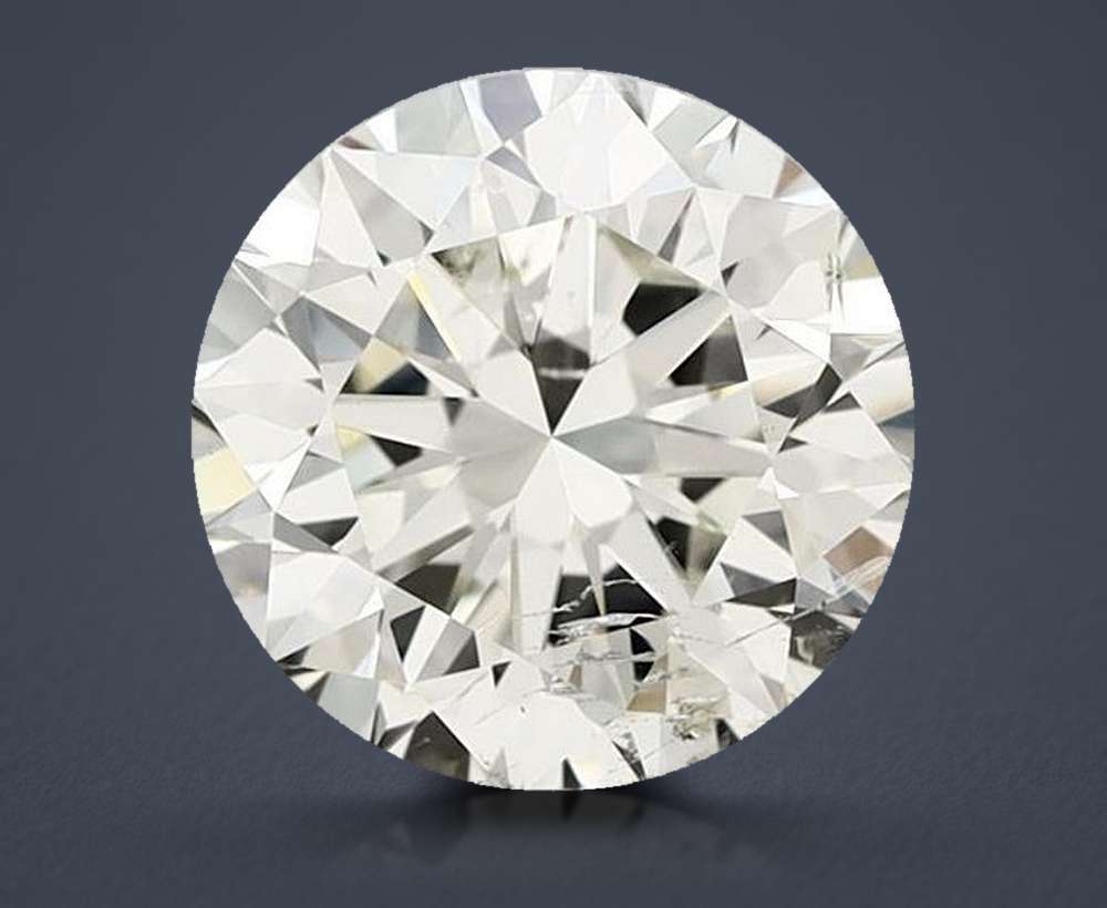 2.52ct K SI2 Excellent Cut Round Diamond