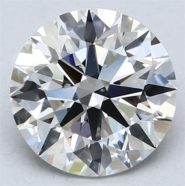 3.02ct G VVS2 Rare Carat Ideal Cut Round Lab Grown Diamond