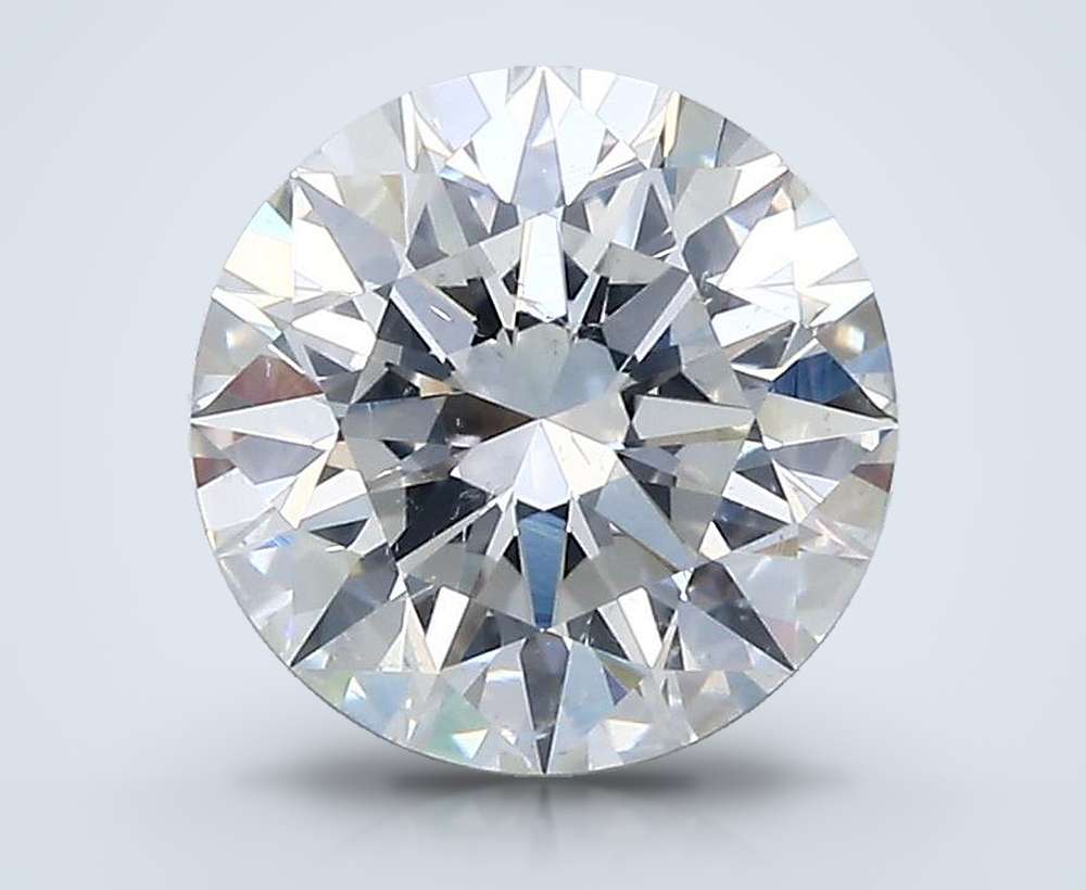 2.03ct H SI2 Rare Carat Ideal Cut Round Diamond