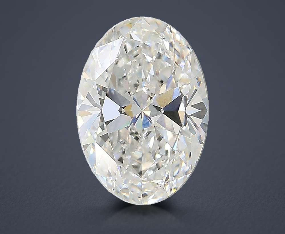 2.52ct E VVS2 Rare Carat Ideal Cut Oval Lab Grown Diamond
