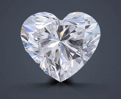 1.07ct E VS2 Rare Carat Ideal Cut Heart Lab Grown Diamond