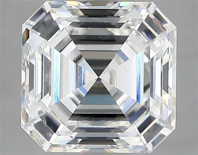 4.40ct D VS2 Rare Carat Ideal Cut Asscher Diamond